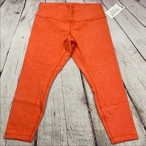 🧡NWT Lululemon Wunder Train High Waisted Leggings 25”